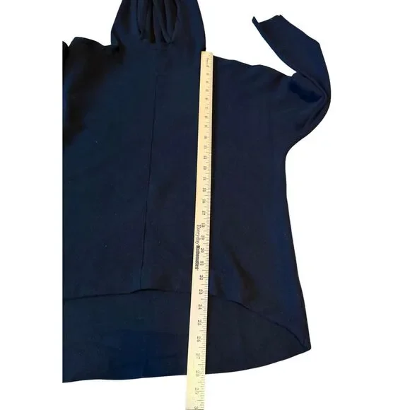 Quince Hoodie Organic French Terry Hooded Pullover Sweater Black size Large - Picture 7 of 10